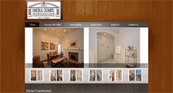 Desktop Screenshot of deckaconstruction.com