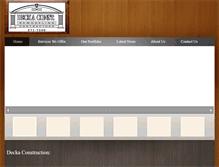 Tablet Screenshot of deckaconstruction.com